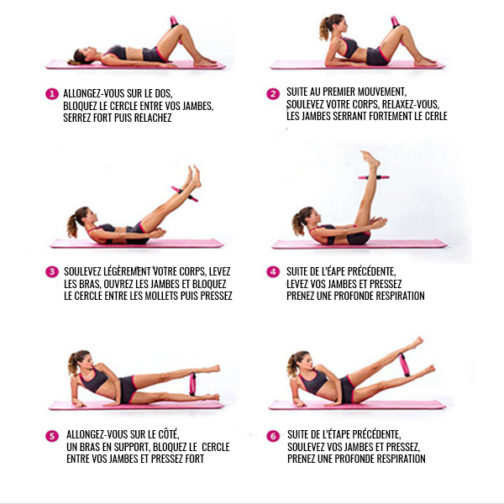 Exercices avec le cercle magique Apis Sport
