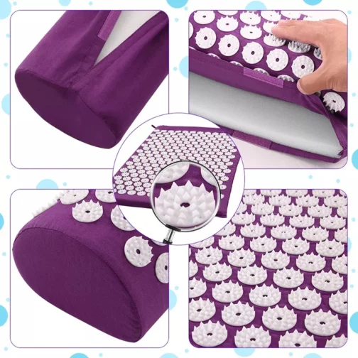 Tapis et coussin de massage acupression Lotus luxe – Image 6