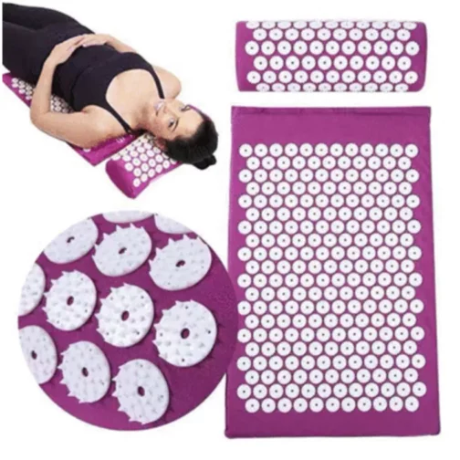 Tapis et coussin de massage acupression Lotus luxe