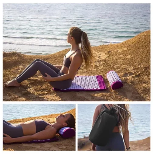 Tapis et coussin de massage acupression Lotus luxe – Image 8