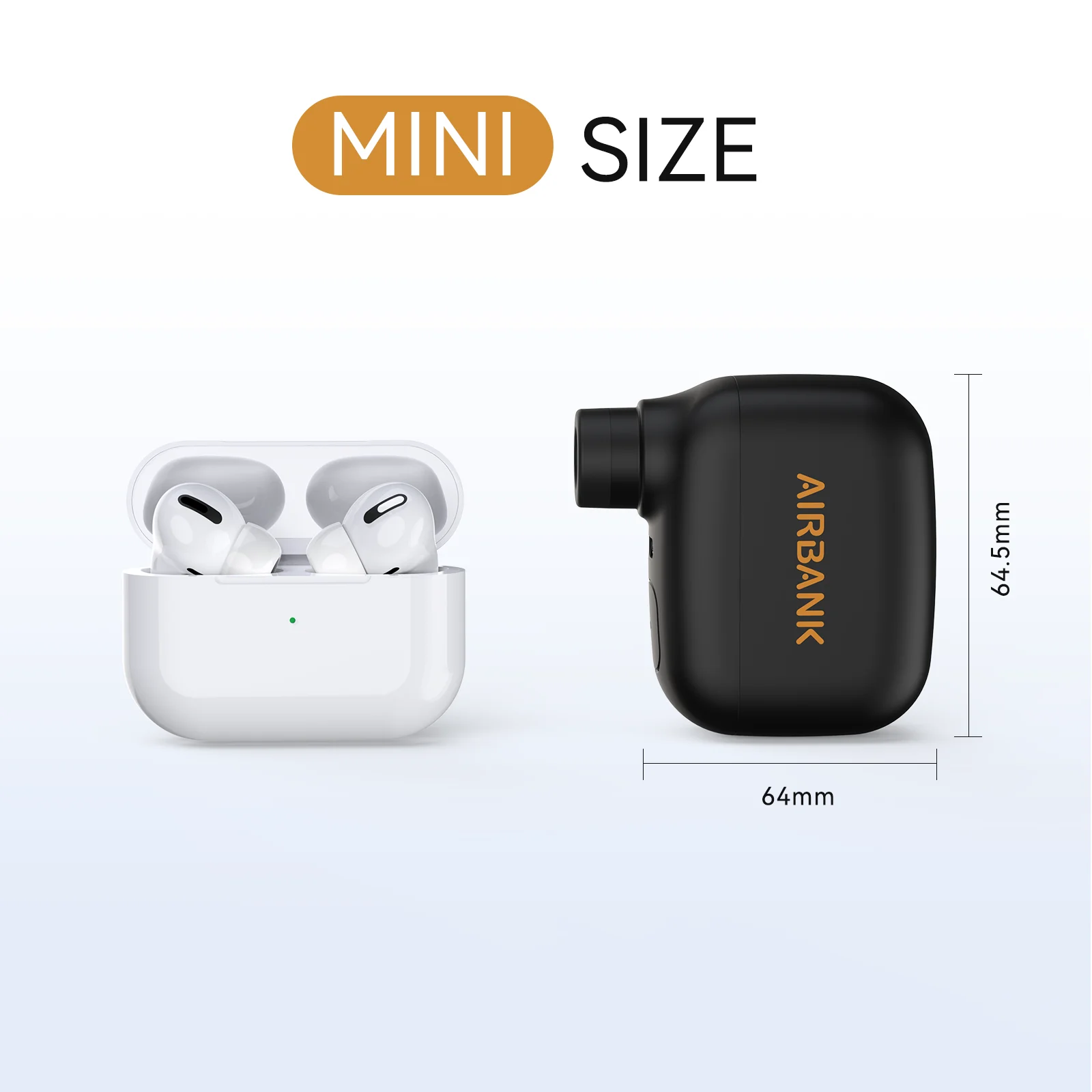 Mini pompe électrique portable MERK pour vélo – Image 6